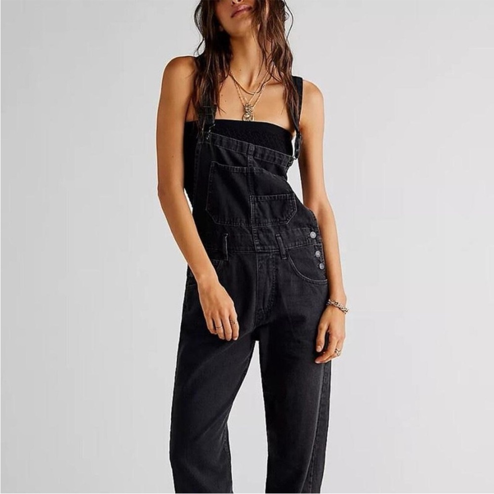 We The Free black Ziggy Overalls